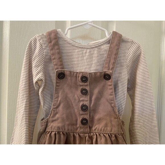 Next UK Girls Applique Woodland Animals Shortall Romper 2 Pc Set Size 2-3 years - Picture 2 of 12